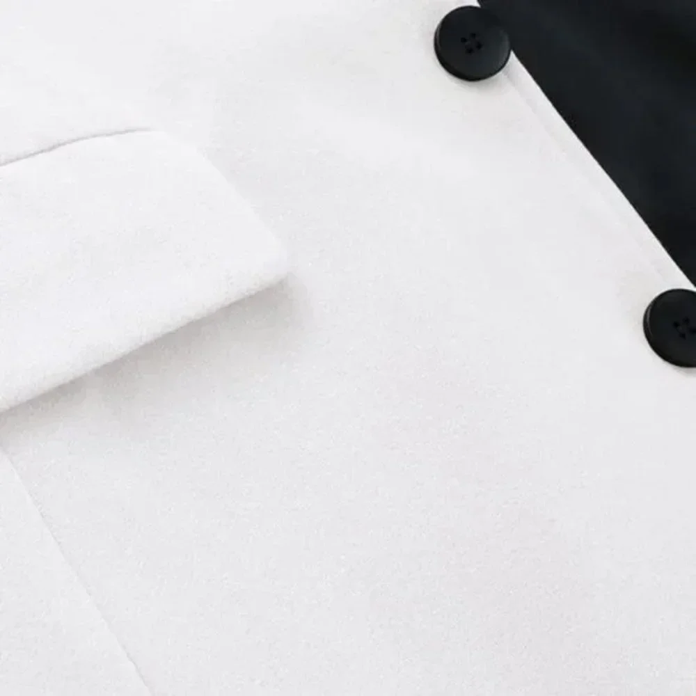 New Men's Trench Coat Outfit White - Picture 4 of 8